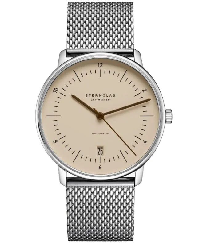 Годинник Чоловічий Sternglas Naos Sand Brown Automatic S02-NA54-MI04