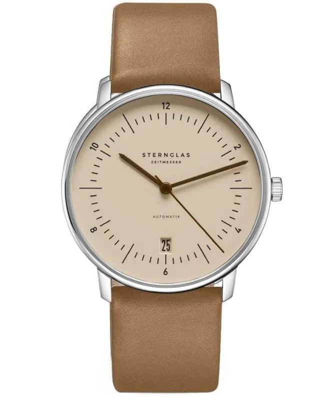 Годинник Чоловічий Sternglas Naos Sand Brown Automatic S02-NA54-PR01
