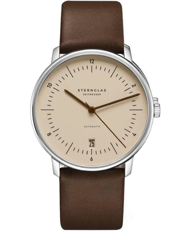 Годинник Чоловічий Sternglas Naos Sand Brown Automatic S02-NA54-PR04
