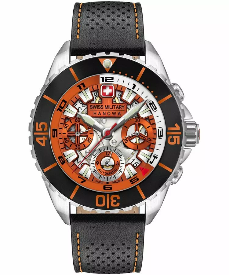 Годинник Чоловічий Swiss Military Hanowa Hans Noll Automatic Chrono Limited Edition SET 05-5342.04.079
