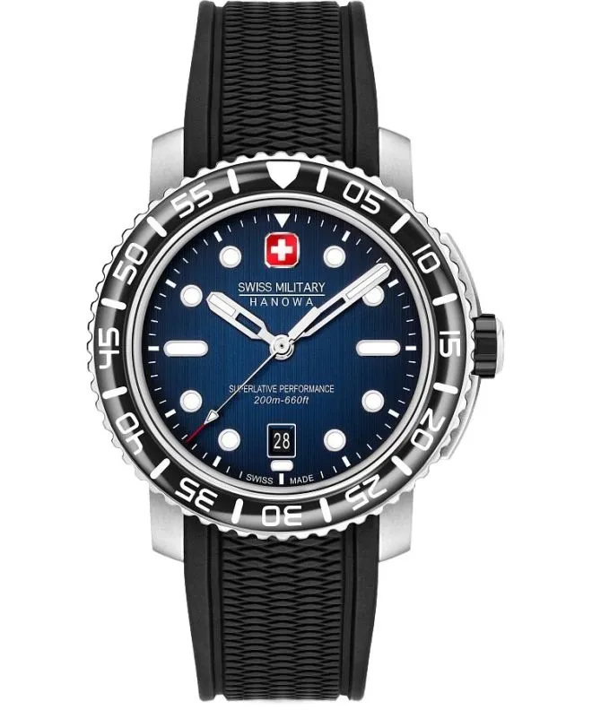 Годинник Чоловічий Swiss Military Hanowa Black Marlin SMWGN0001706