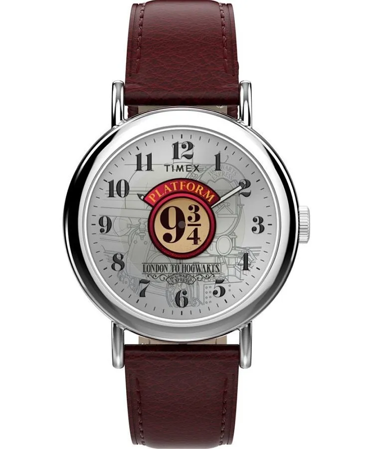 Годинник для Жінок і Чоловіків Timex Harry Potter X Weekender Platform 9 3/4 37mm Leather Strap TW2Y76200