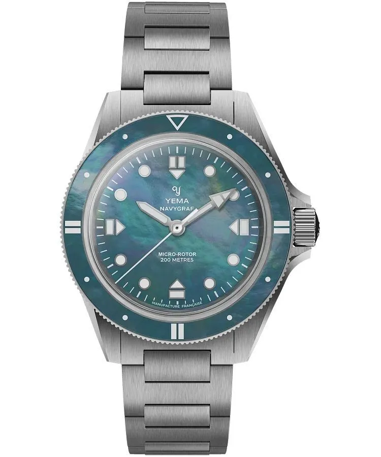 Годинник Чоловічий Yema Navygraf Pearl Automatic Limited Edition 22.25.20.55.SNL.M