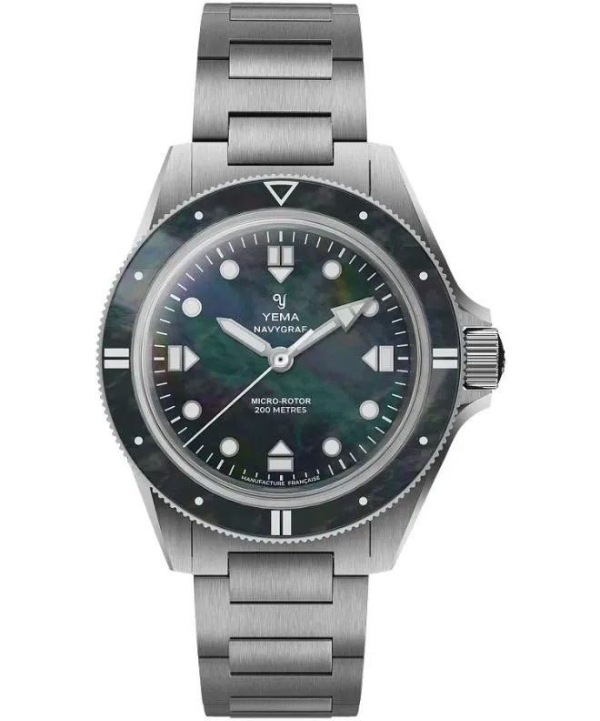 Годинник Чоловічий Yema Navygraf Pearl Automatic 22.25.20.66.SN.M