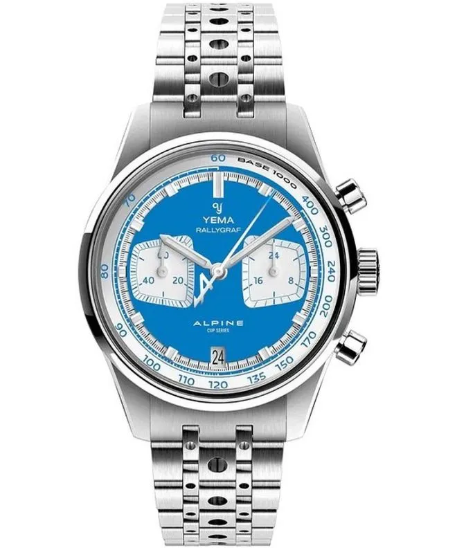 Годинник Чоловічий Yema Rallygraf Alpine Cup Chronograph YMHF1589ALP-GM
