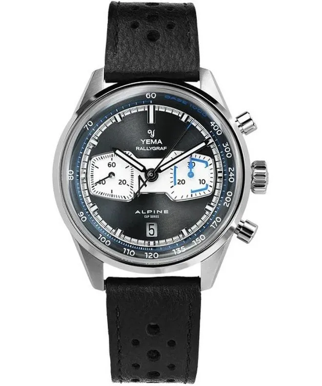 Годинник Чоловічий Yema Rallygraf Alpine Cup Automatic Chronograph Limited Edition YRAL26ALP-CH-AAS