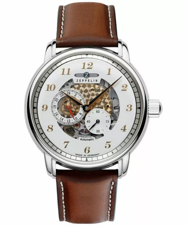 Годинник Чоловічий Zeppelin New Captain's Line Automatic 8658-1 (86581)