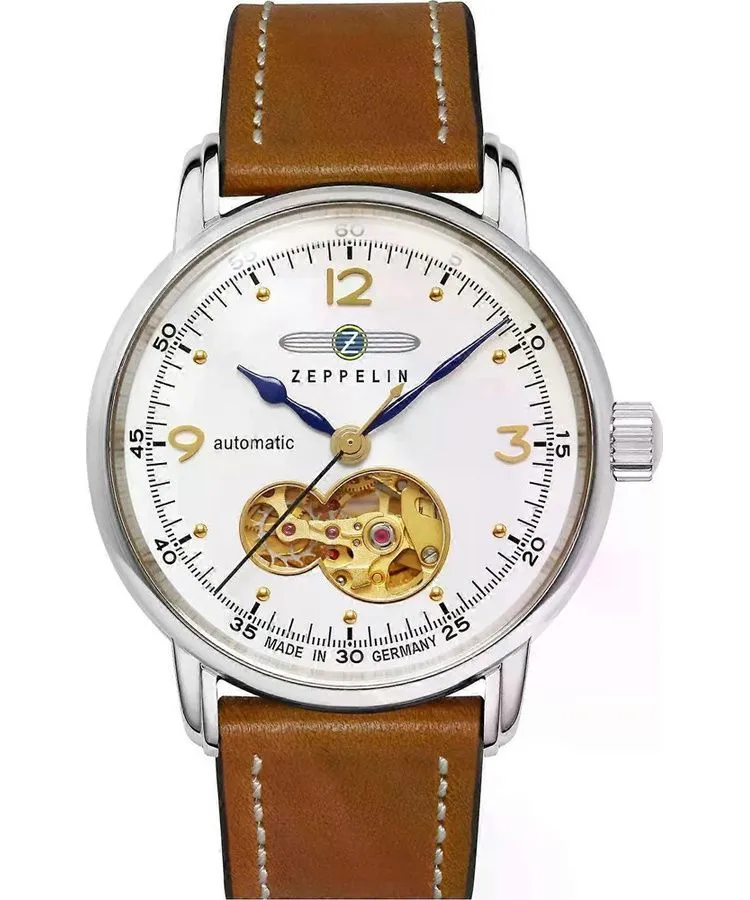 Годинник Жіночий Zeppelin Barcelona Ladies Open Heart Automatic 9567-1 (95671)