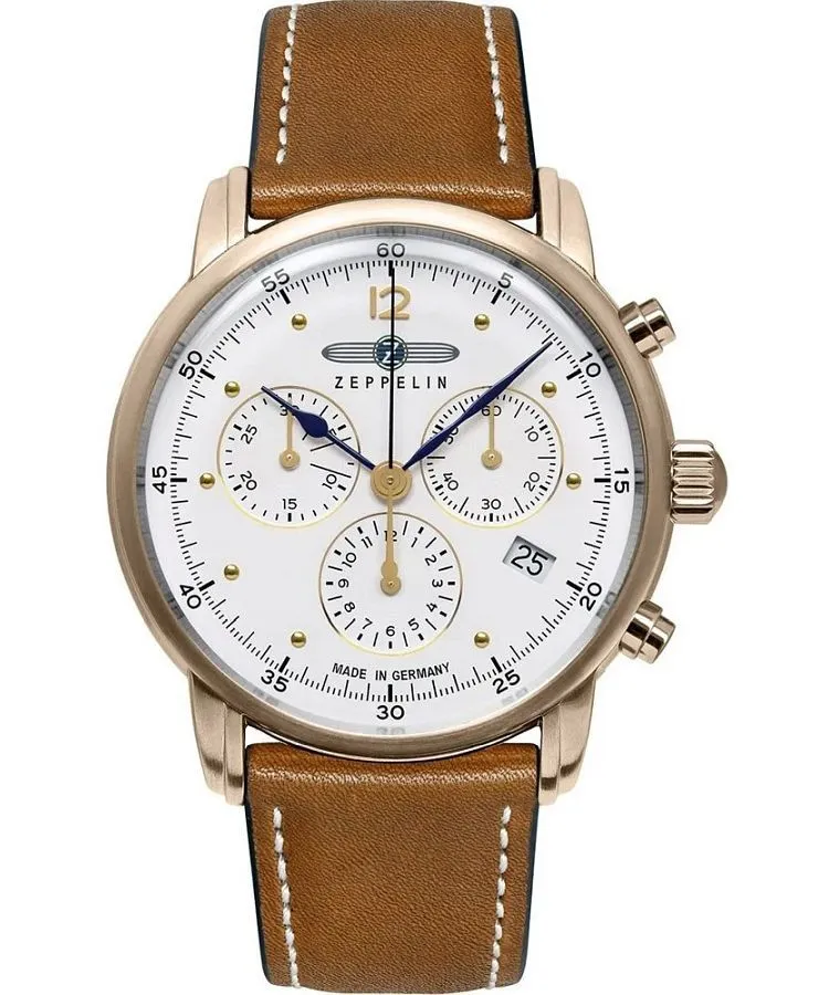 Годинник Чоловічий Zeppelin Barcelona Chronograph 9586-5 (95865)