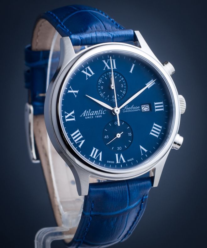Годинник Чоловічий Atlantic Seabase Chronograph 64452.41.58