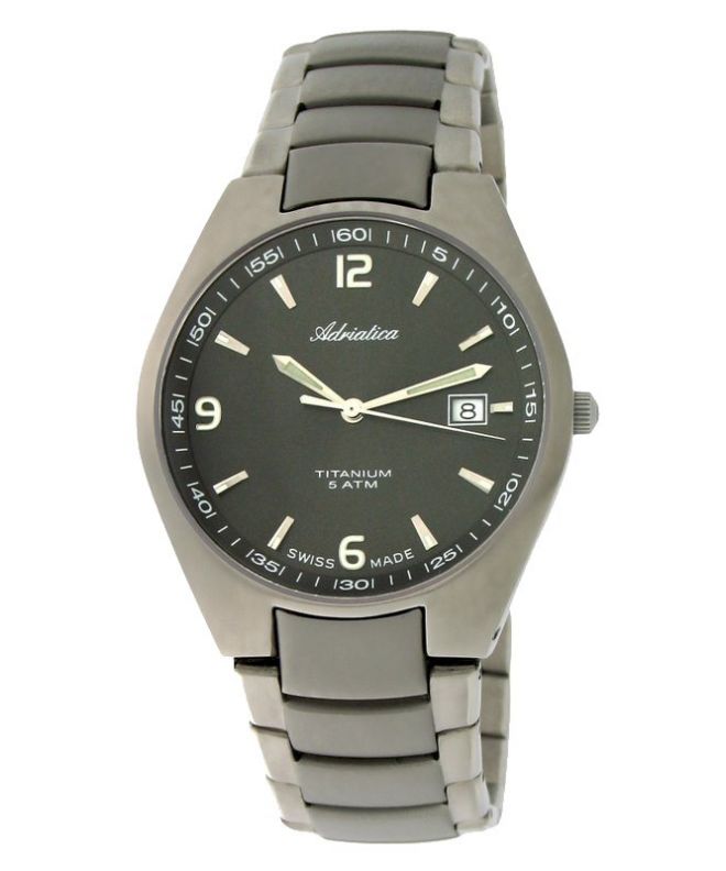 Годинник Чоловічий Adriatica Classic Titanium A1069.4154Q