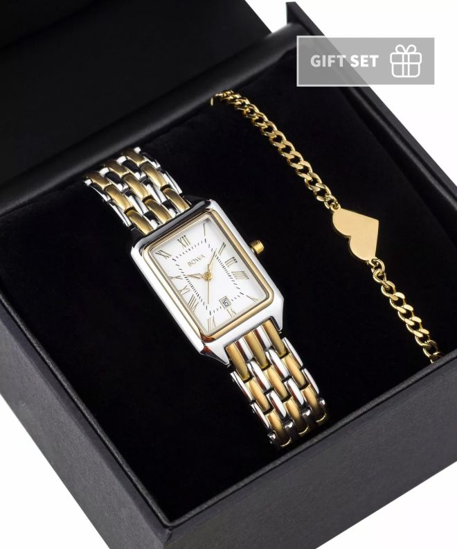 Годинник Жіночий BOWA Barcelona White Silver-Gold Steel 23 Gift Set BC2345-24-148S-419-02