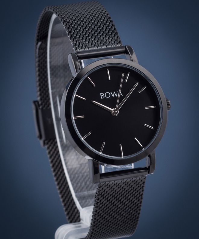 Годинник Жіночий BOWA Tokyo Black Silver-Tone Mesh 33 TO331-15-161M