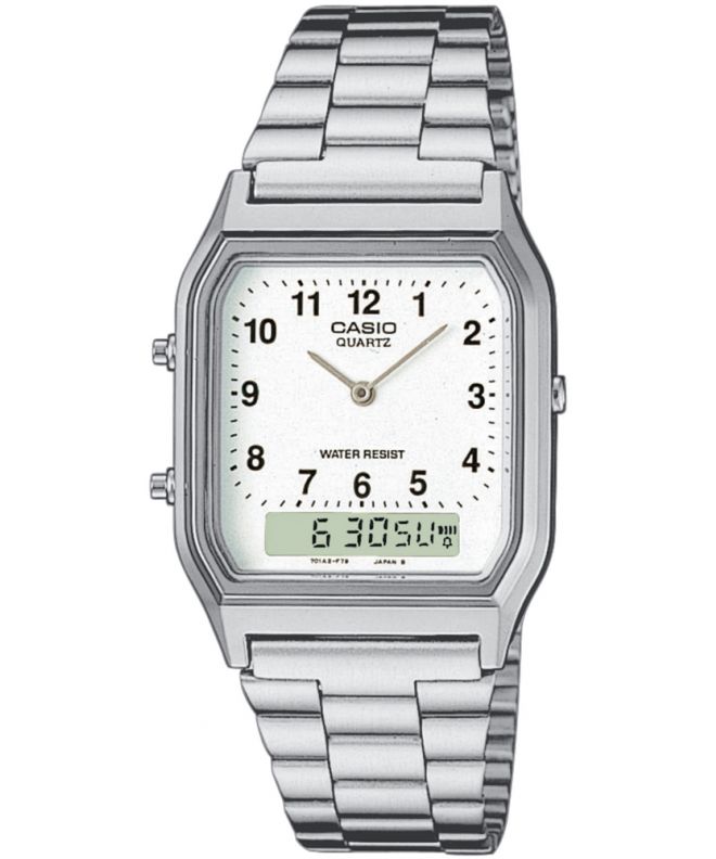 Годинник Чоловічий Casio Vintage Midi білий AQ-230A-7BMQYES