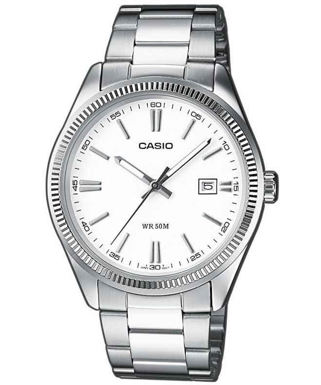 Годинник Чоловічий Casio Classic MTP білий MTP-1302D-7A1VEF