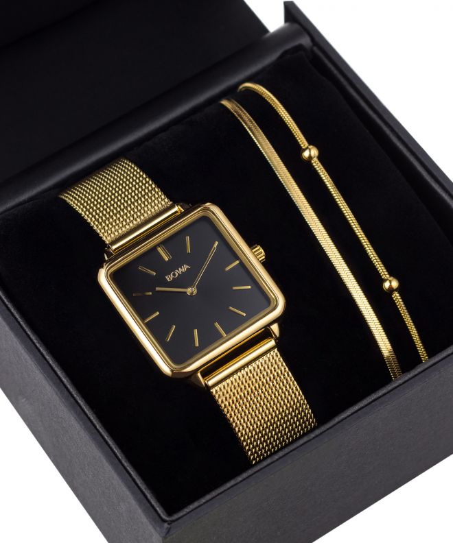 Годинник Жіночий BOWA Vienna Black Gold Mesh 29 Gift Set VI294-14-164M-419-01