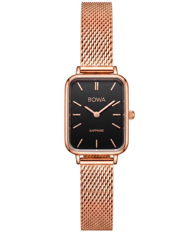 Годинник Жіночий BOWA Dubai Black Rose-Gold Mesh 20 DU207-17-107M