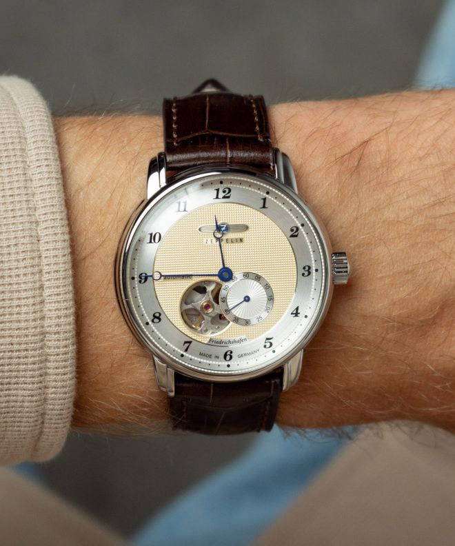 Годинник Чоловічий Zeppelin Friedrichshafen Open Heart Automatic 8566-5