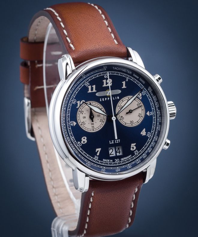 Годинник Чоловічий Zeppelin LZ127 Chronograph 8684-3