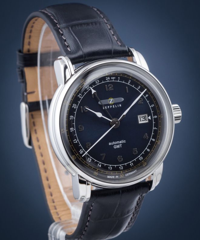 Годинник Чоловічий Zeppelin Lz126 Los Angeles GMT Automatic 7668-3