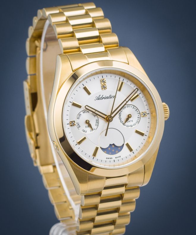 Годинник Жіночий Adriatica Moonphase A3802.1113QF