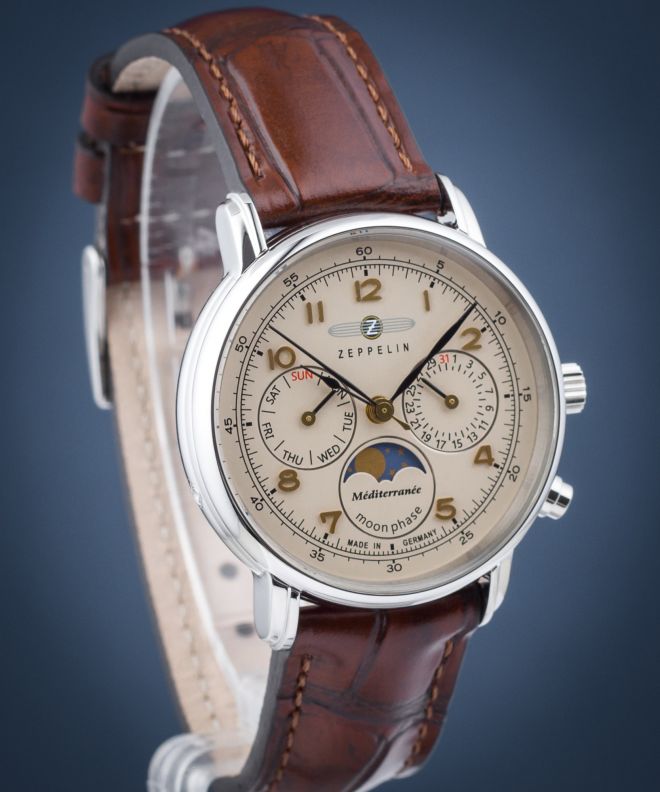 Годинник Жіночий Zeppelin Mediterranee Moonphase Lady 9637-5