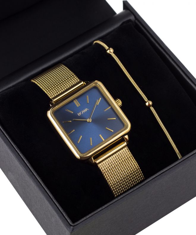 Годинник Жіночий BOWA Vienna Navy Blue-Gold Mesh 29 VI294-34-164M-419-04