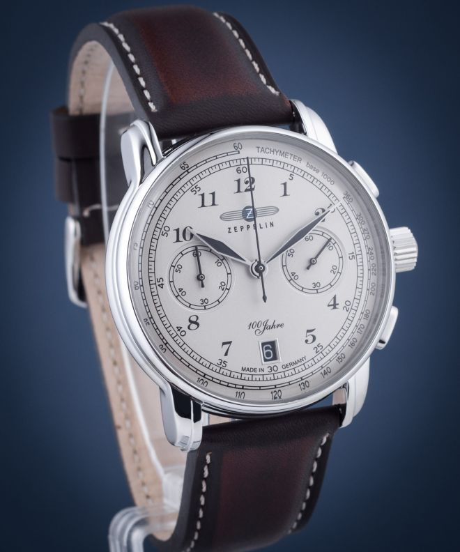 Годинник Чоловічий Zeppelin 100 Jahre Chronograph 7674-6