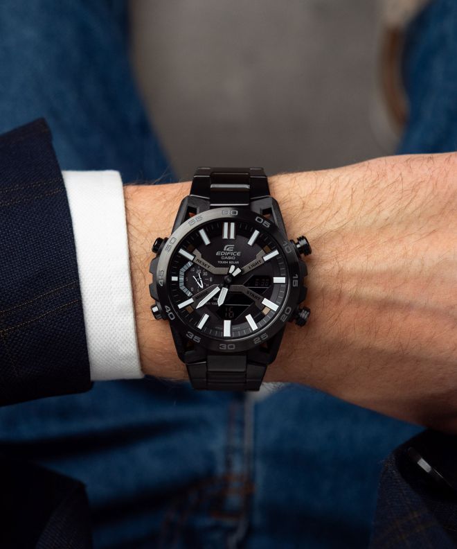 Годинник Чоловічий Casio Edifice Bluetooth Sospensione Solar ECB-2000DC-1BEF