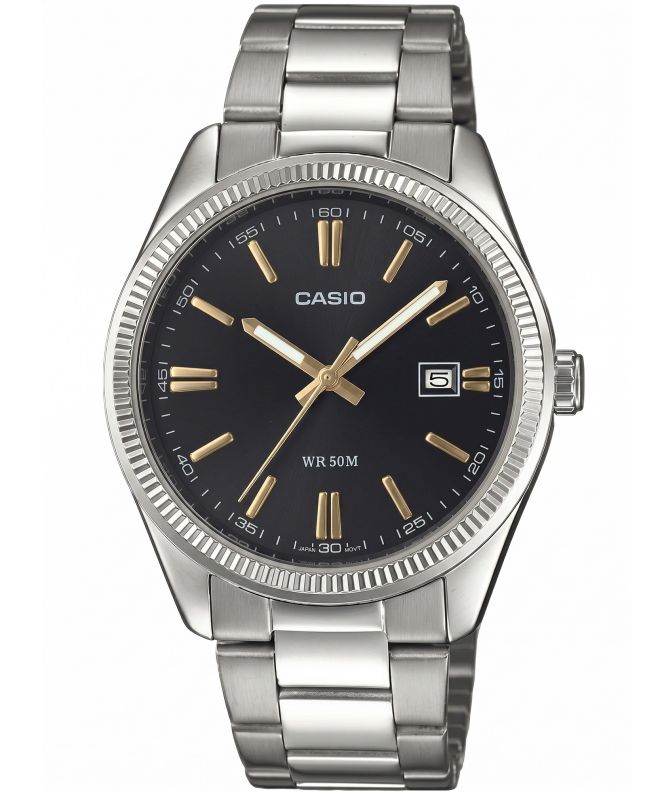 Годинник Чоловічий Casio MTP чорний MTP-1302D-1A2VEF