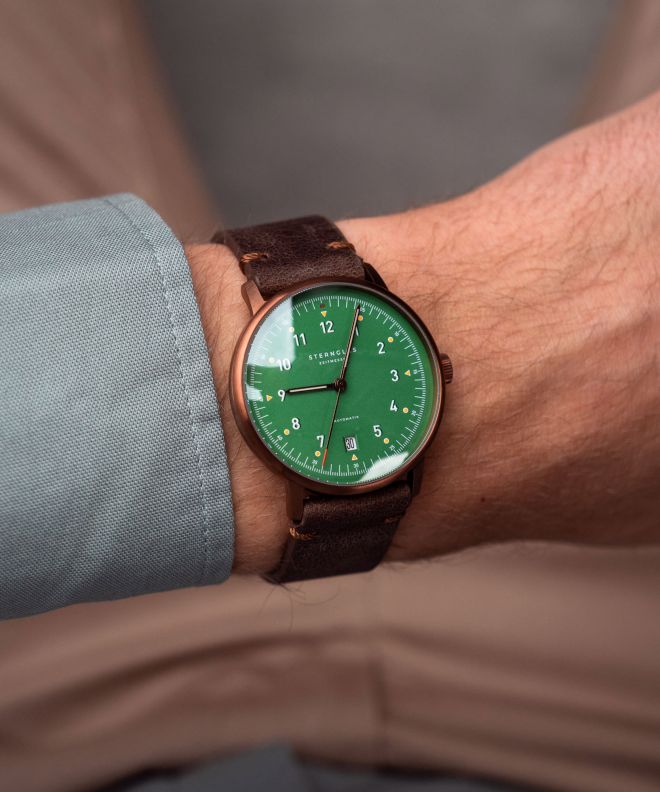 Годинник Чоловічий Sternglas Lumatik Automatic Edition Bronze S02-LMR19-VI17