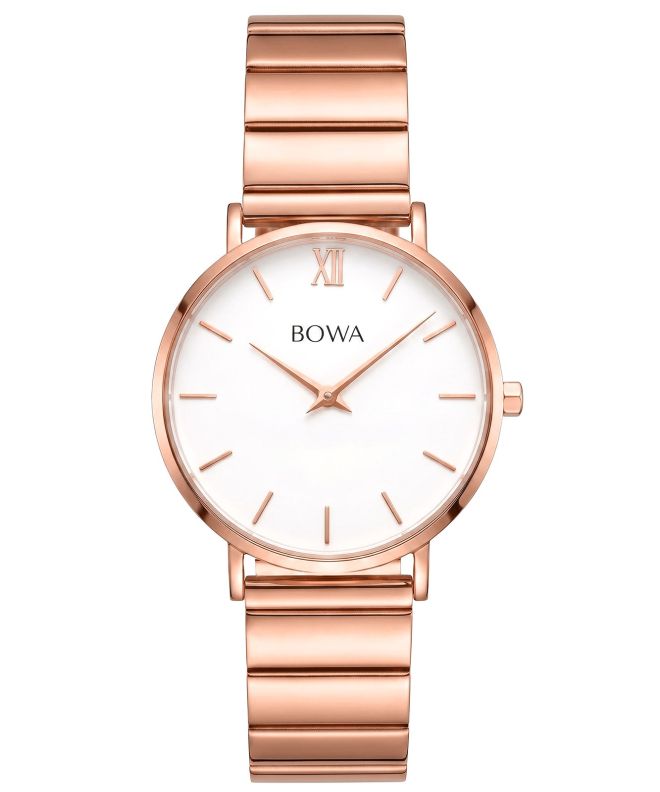 Годинник Жіночий BOWA London White Rose-Gold Steel LO337-27-167S