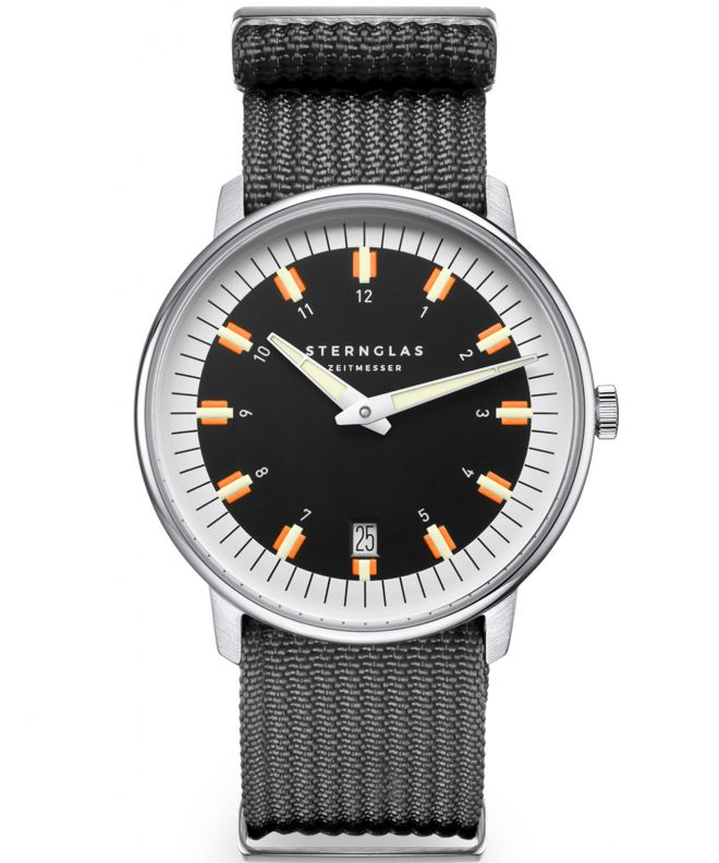 Годинник Чоловічий Sternglas Egor Black Silver S01-EG03-FI04