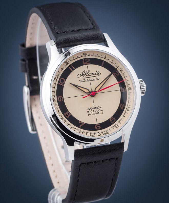 Годинник Чоловічий Atlantic Worldmaster Incabloc Mechanical 53680.41.93
