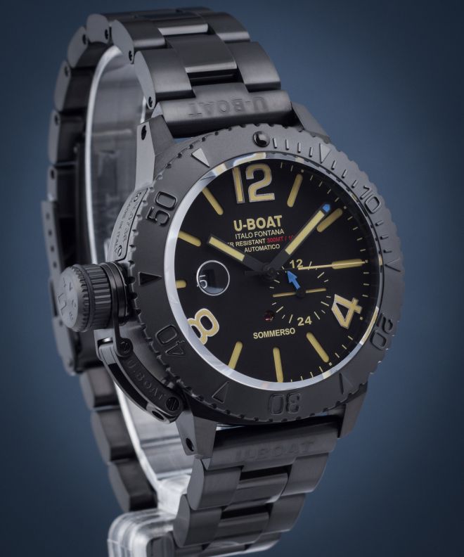 Годинник Чоловічий U-Boat Sommerso 46mm DLC Bracelet 9015-MT