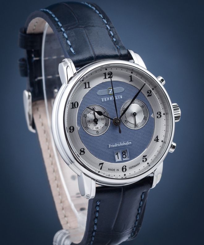 Годинник Чоловічий Zeppelin Friedrichshafen Chronograph 8584-3