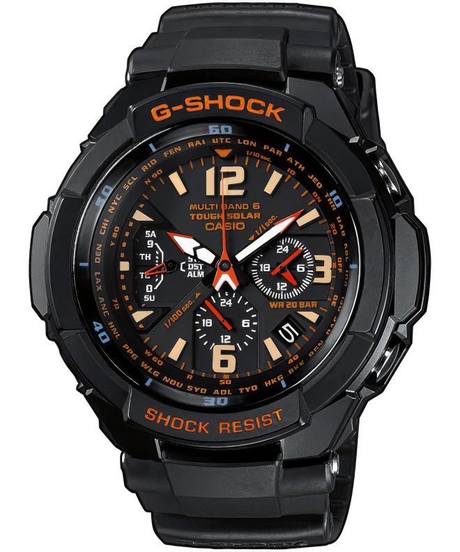 Годинник Чоловічий G-SHOCK Casio Chronograph Waveceptor/Gravity Defier GW-3000B-1AER