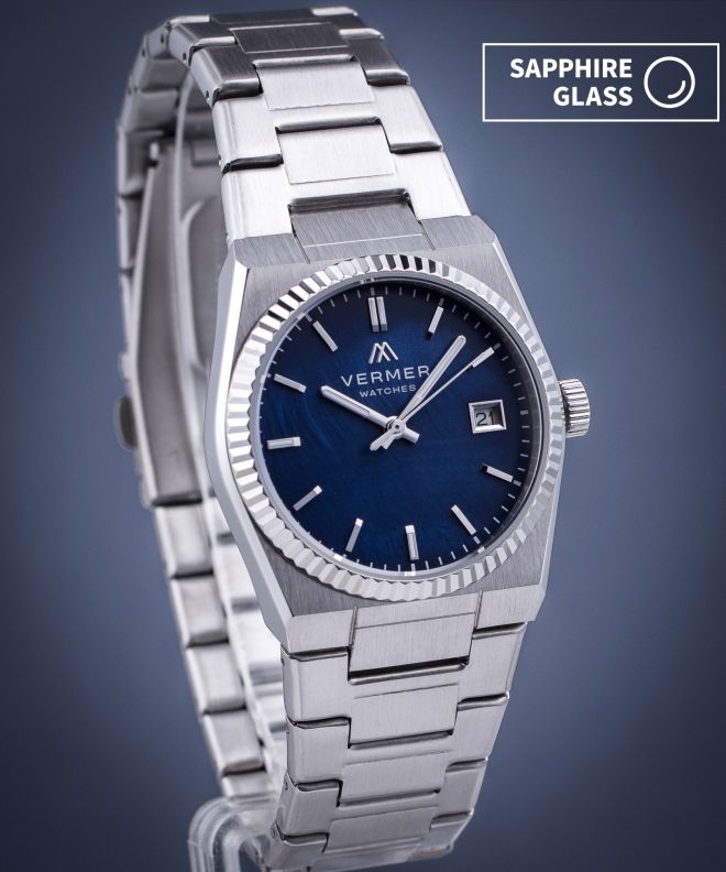Годинник Жіночий VERMER Caspian Lady Navy Silver Steel CS345-35M-235