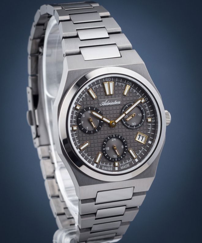 Годинник Чоловічий Adriatica Multifunction A8326.S1G6QF