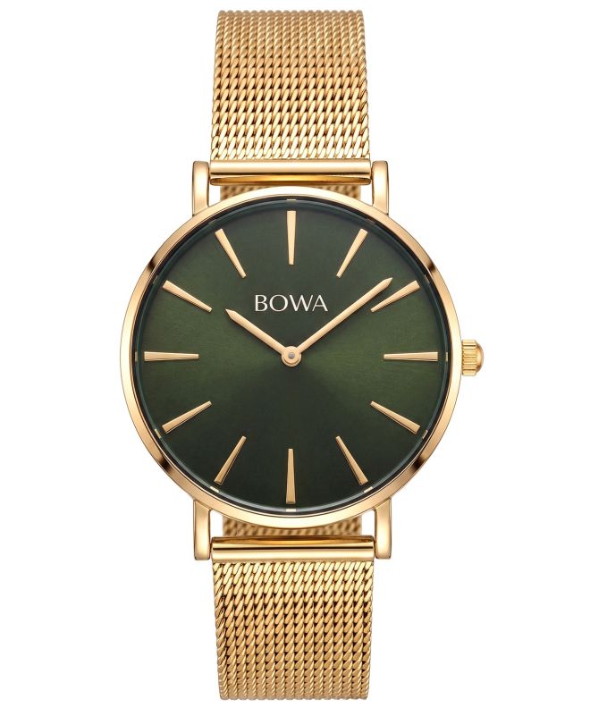 Годинник Жіночий BOWA New York Petite Green-Gold Mesh 34 NY344-04-184M