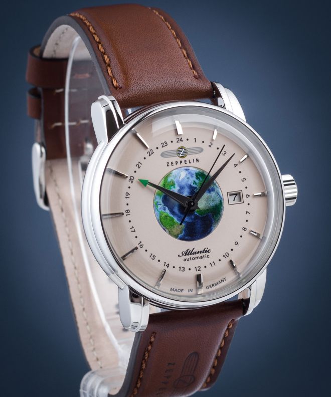 Годинник Чоловічий Zeppelin Atlantic Automatic GMT 8468-5