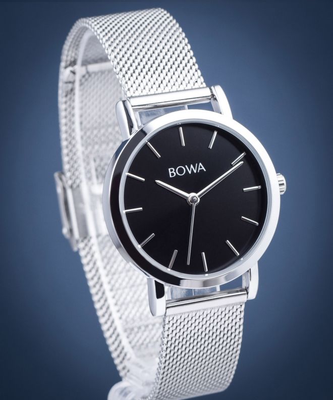 Годинник Жіночий BOWA Tokyo Black-Silver Mesh 33 TO335-15-165M