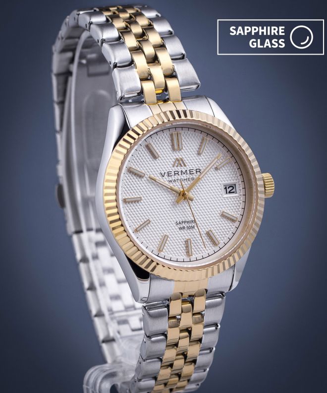 Годинник Жіночий VERMER Ionian Lady White Silver-Gold Steel IA3454-24-1854J