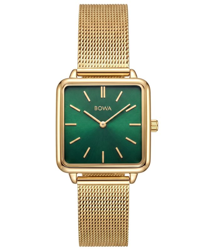 Годинник Жіночий BOWA Vienna Green Gold Mesh 29 VI294-04-164M