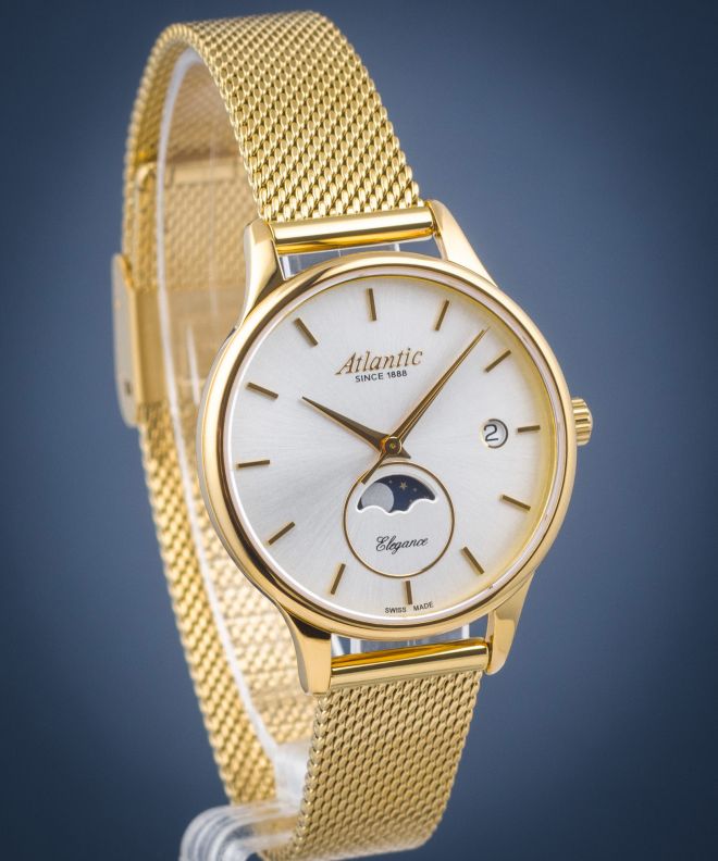 Годинник Жіночий Atlantic Elegance Moonphase 29040.45.21MB