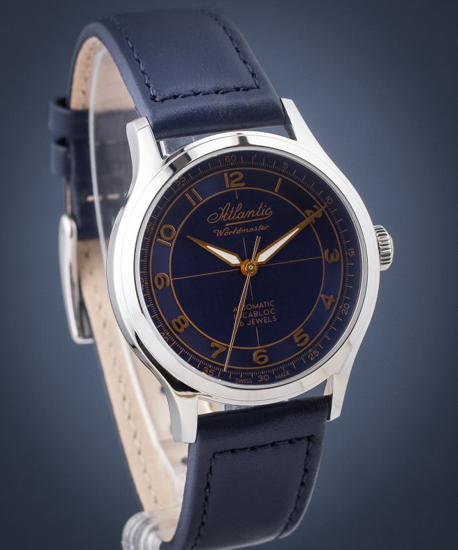 Годинник Чоловічий Atlantic Worldmaster Incabloc Automatic 53780.41.53G