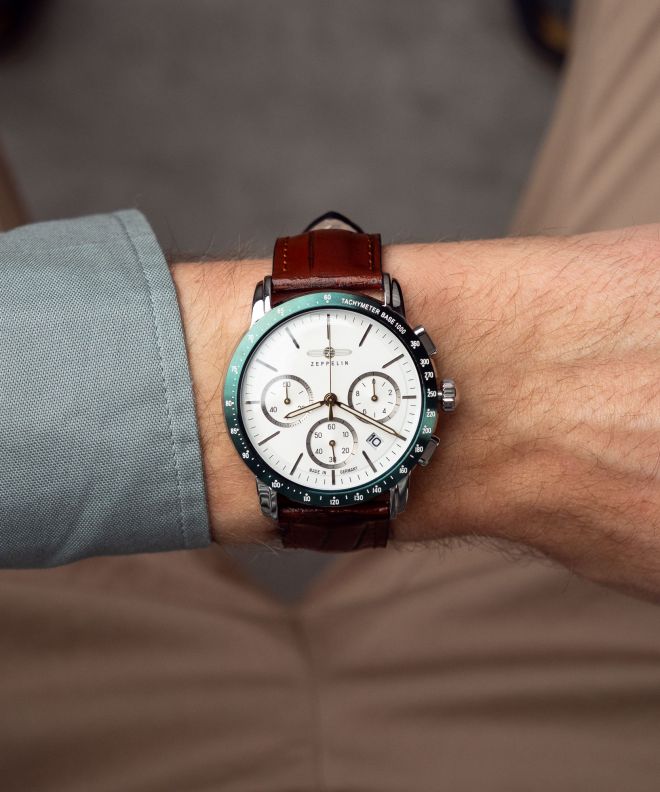 Годинник Чоловічий Zeppelin New York Chronograph 8878-4