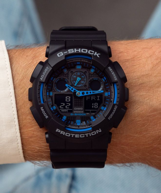 Годинник Чоловічий G-SHOCK Casio GA-100-1A2ER