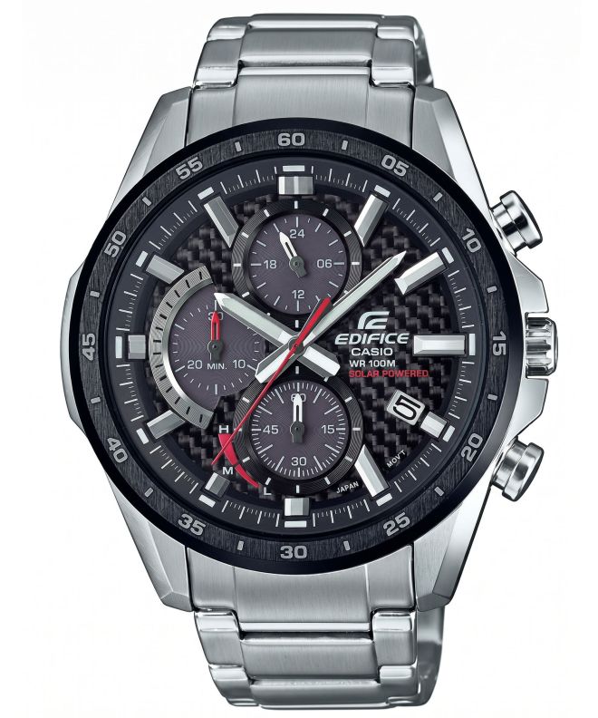 Годинник Чоловічий Casio Edifice Solar Powered Chronograph EQS-900DB-1AVUEF