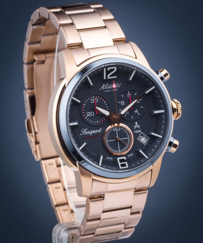 Годинник Чоловічий Atlantic Seasport Chronograph 87466.44.55